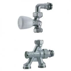 Robinet monotube radiateur à 4 voies R436 Giacomini
