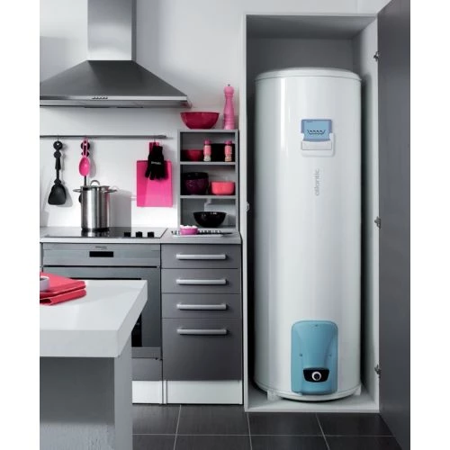 Chauffe-eau électrique vertical stable VIZENGO Atlantic stéatite ACI hybride – Image 2