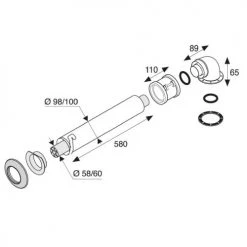 Kit ventouse Saunier Duval