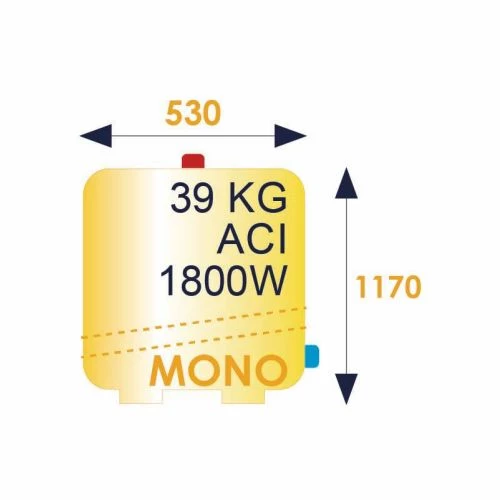 Chauffe-eau vertical sur socle ZENEO Atlantic stéatite ACI hybride – Image 3