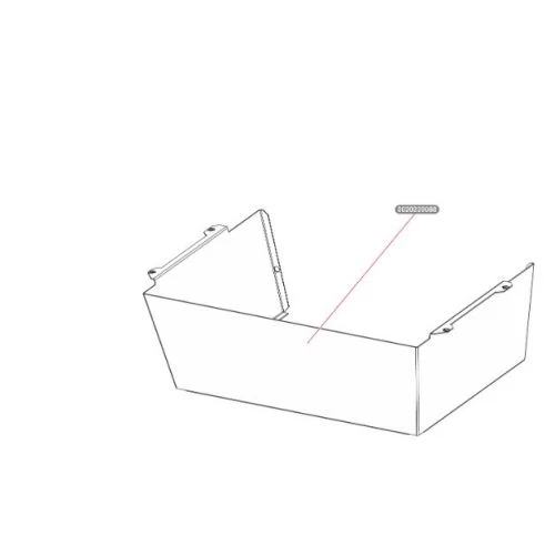 Cache inférieur pour chaudière SEMIA CONDENS Saunier Duval - 0020220088