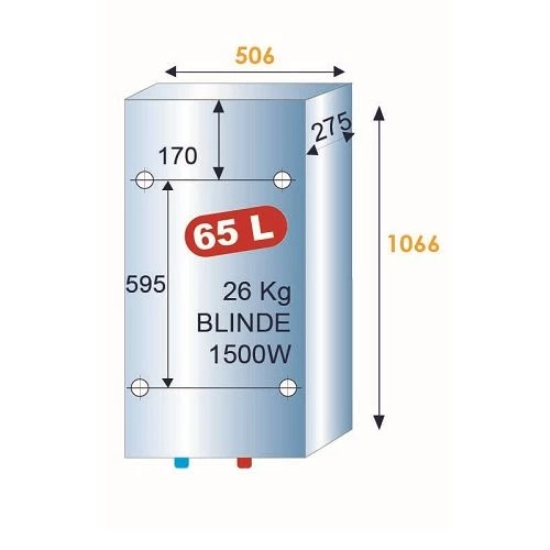 Chauffe-eau électrique blindé plat multi-positions VELIS EVO Ariston blanc – Image 3