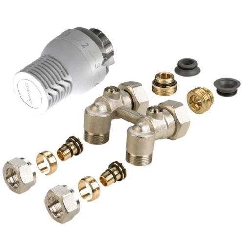 Kit thermostatique équerre SENSITY Comap à Kv réglable avec raccord - RK8584231